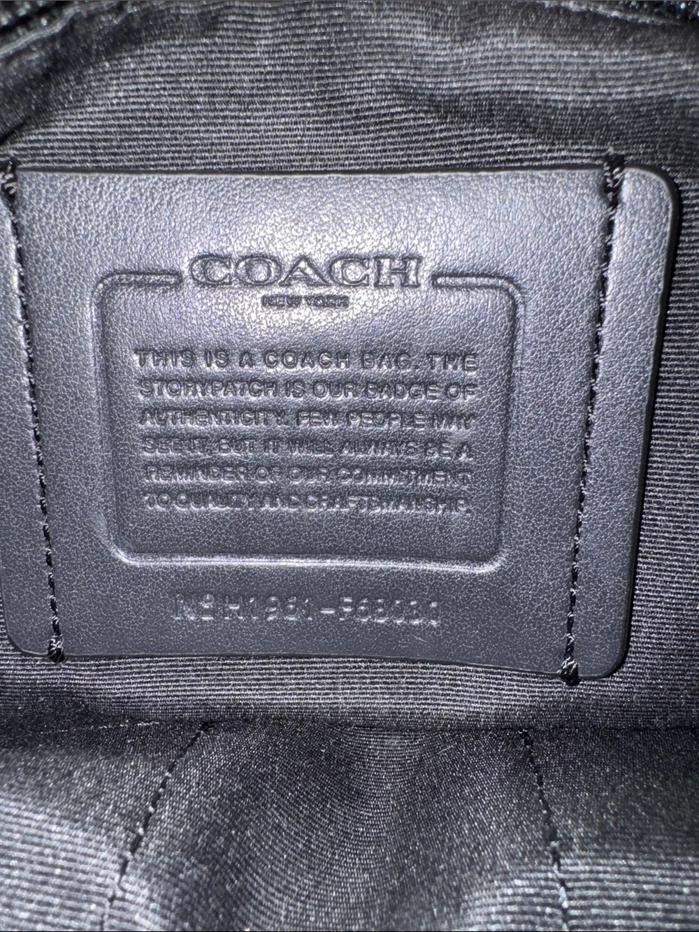 Coach Black Leather Laptop Brief Bag with Shoulder Strap